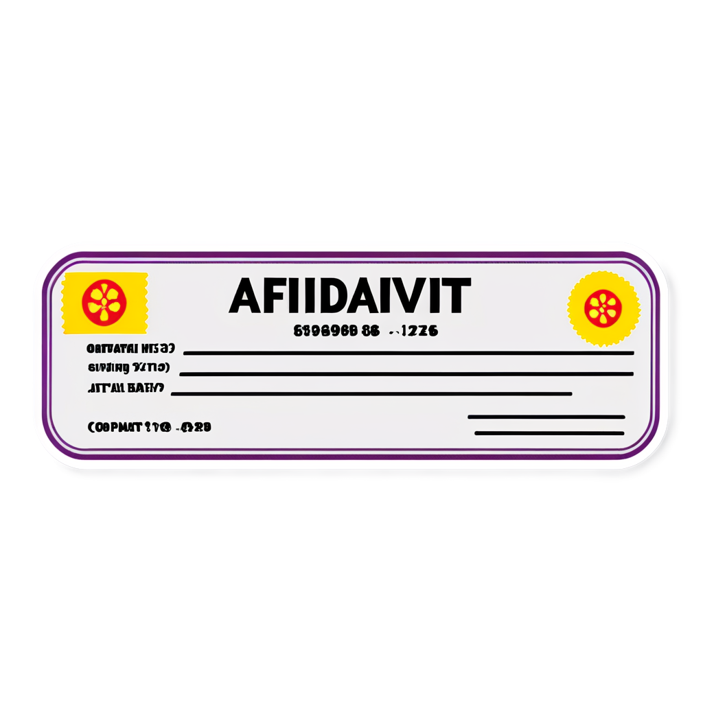 Affidavit Sticker Collection
