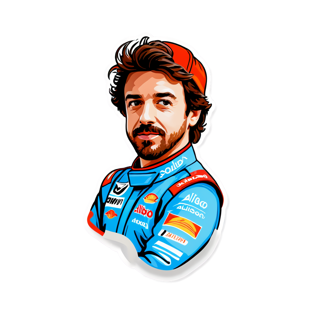 Alonso Sticker Kit