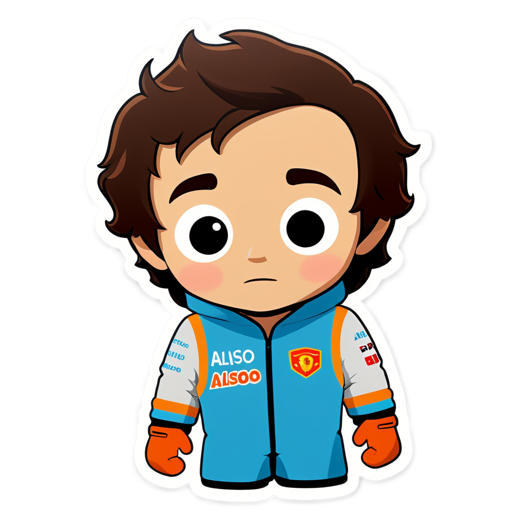 Cute Alonso Sticker