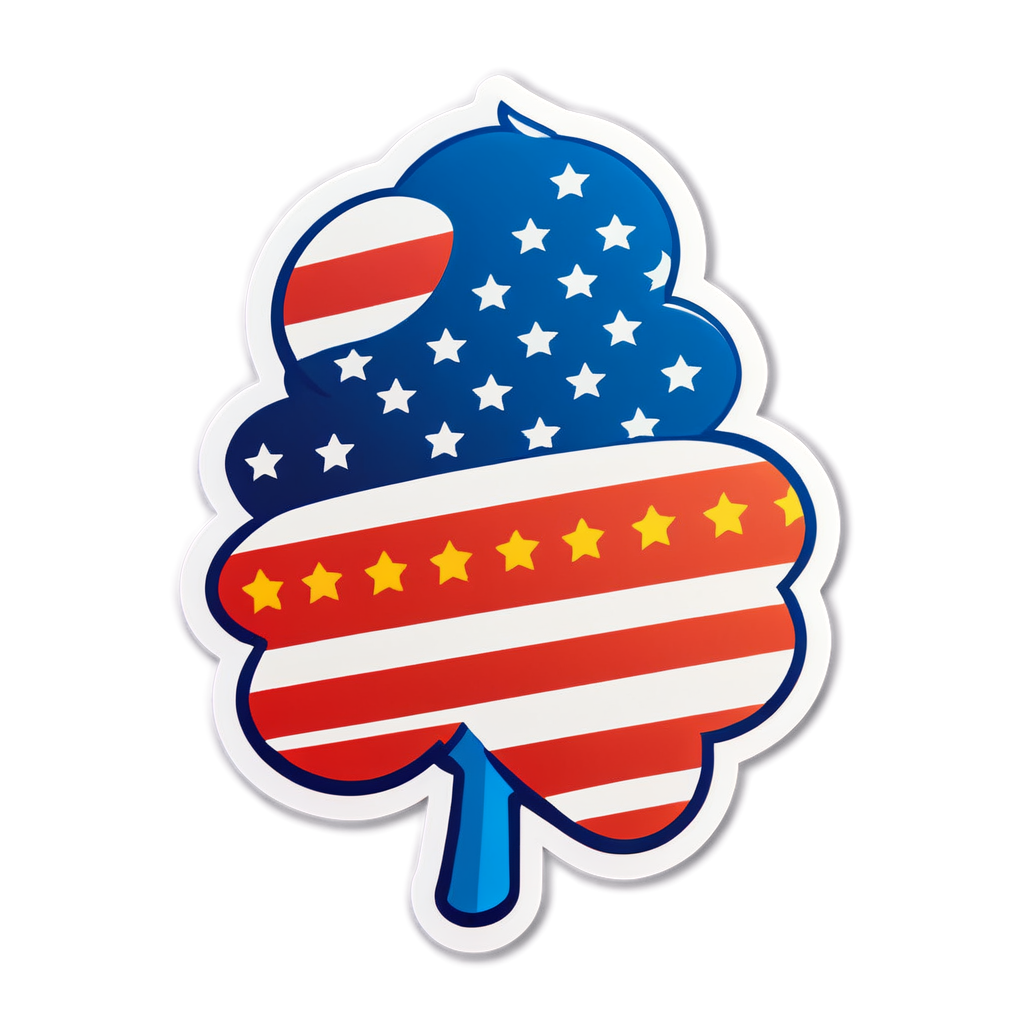 Cute America Sticker
