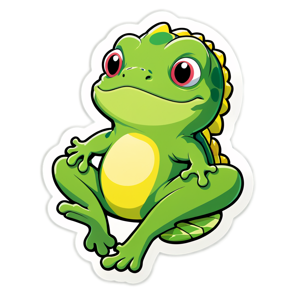 Cute Amphibia Sticker