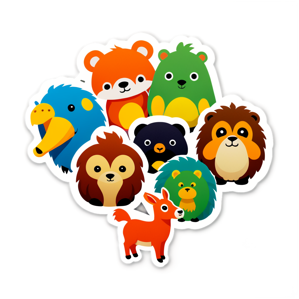 Animals Sticker Kit