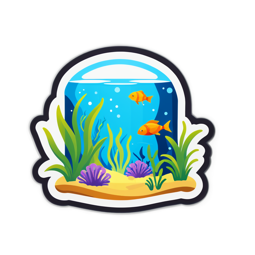 Aquarium Sticker Collection