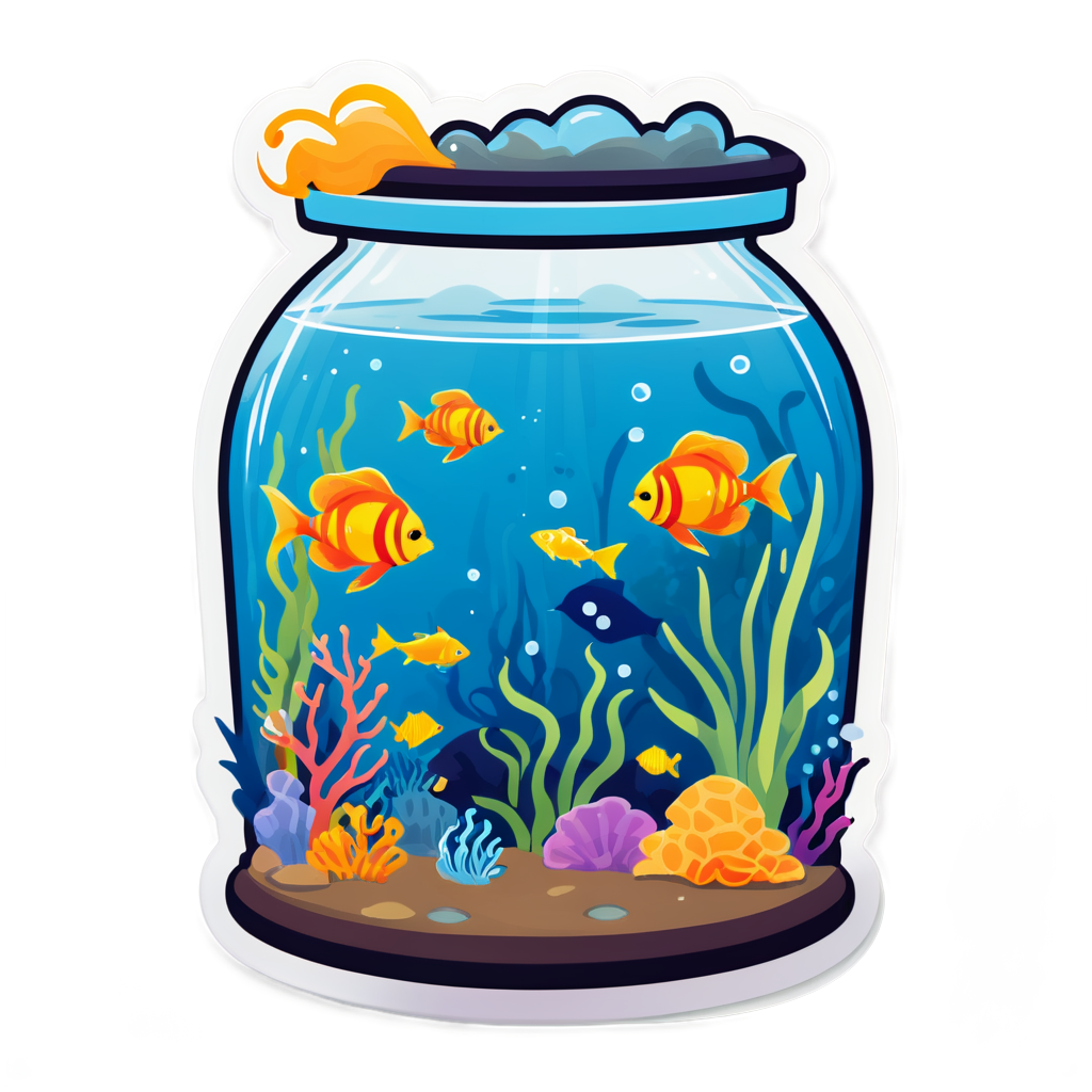 Aquarium Sticker Collection