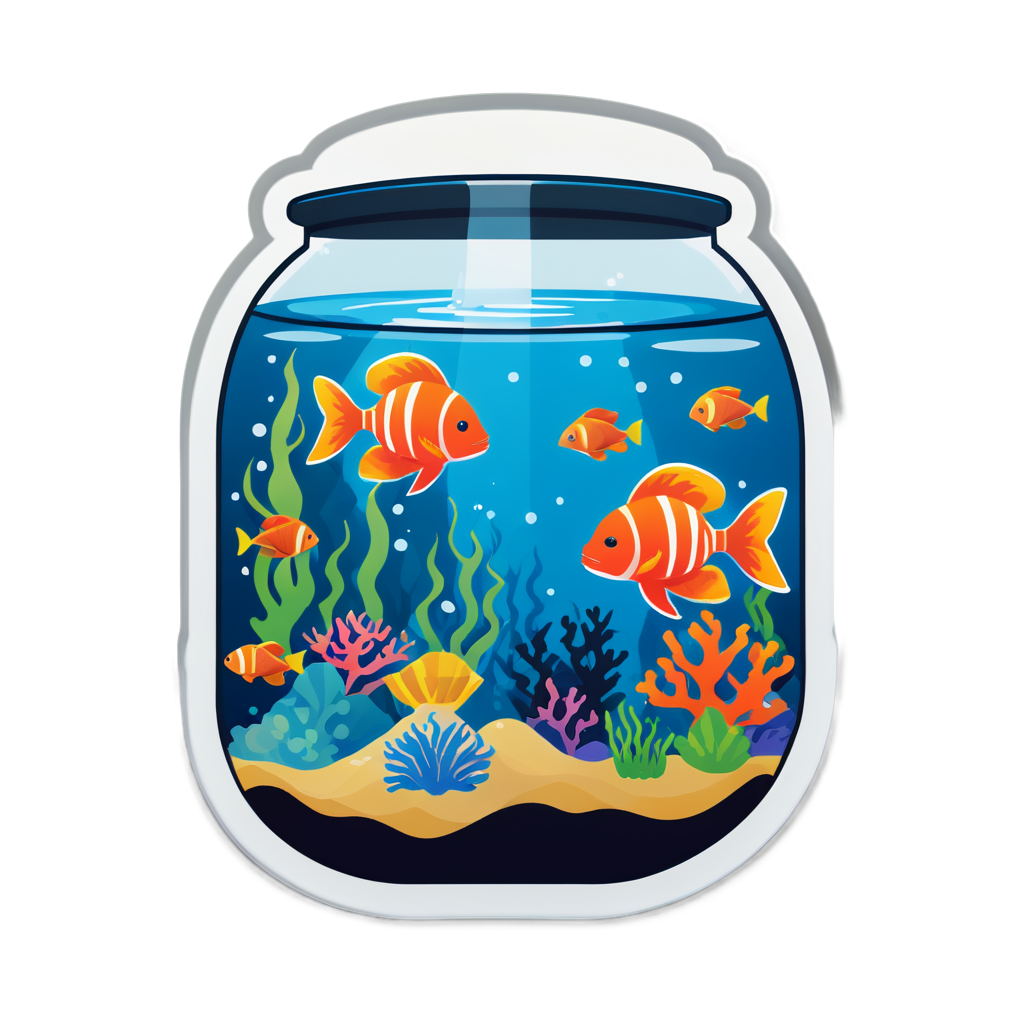 Aquarium Sticker Kit
