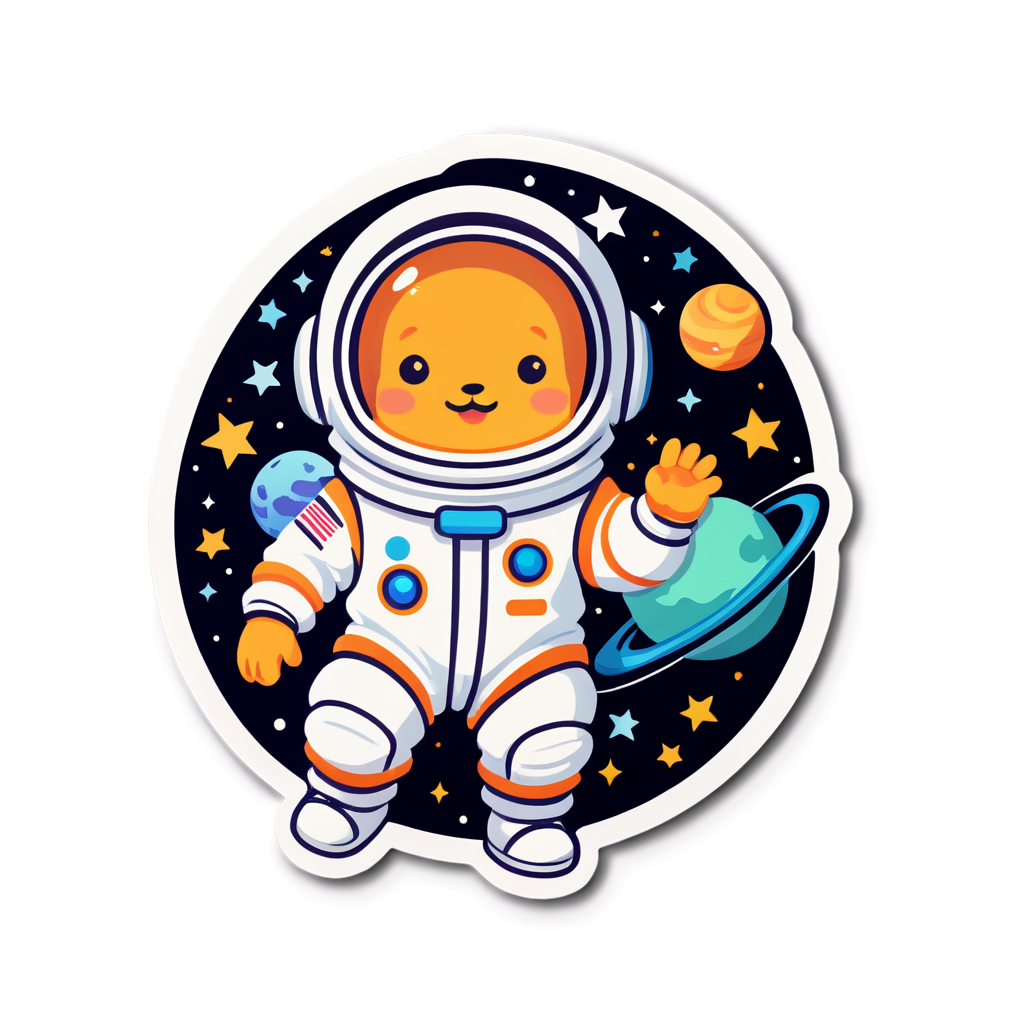 Cute Astro Sticker