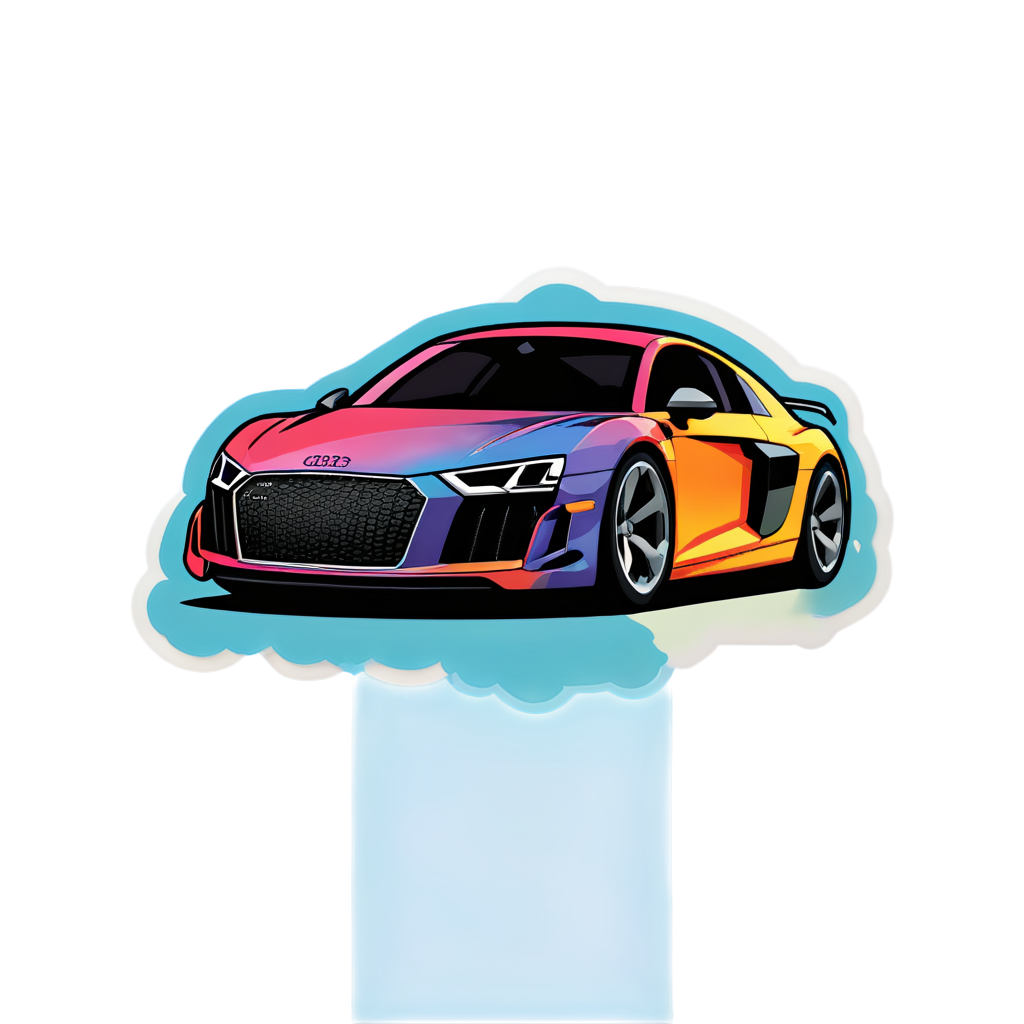 Cute Audi Sticker