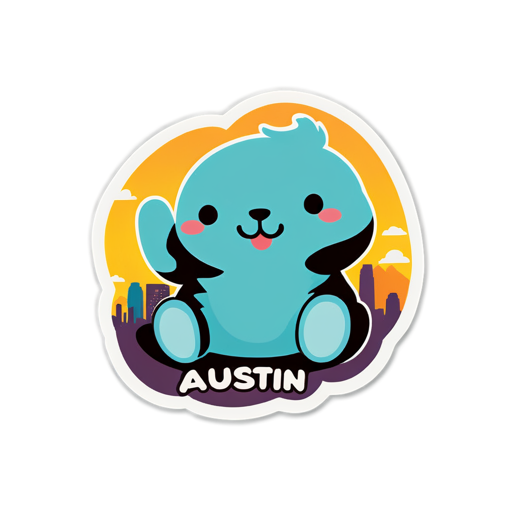 Cute Austin Sticker