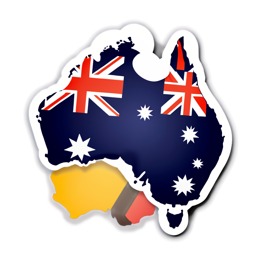 Cute Australia Sticker