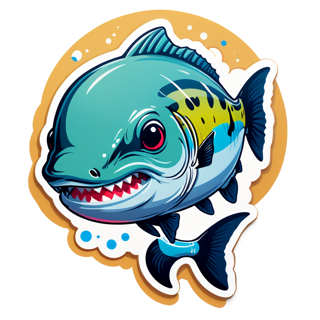 Cute Bait Sticker