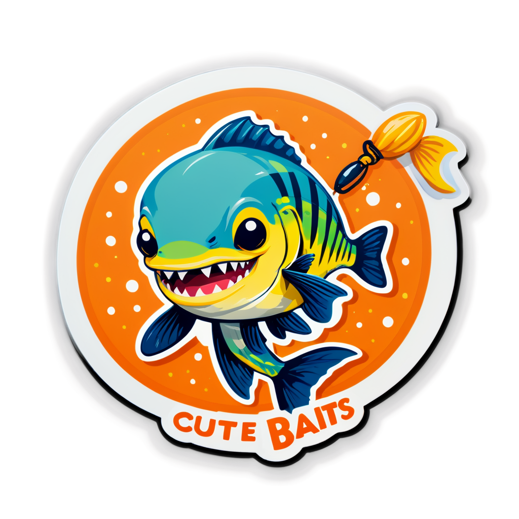 Cute Baits Sticker