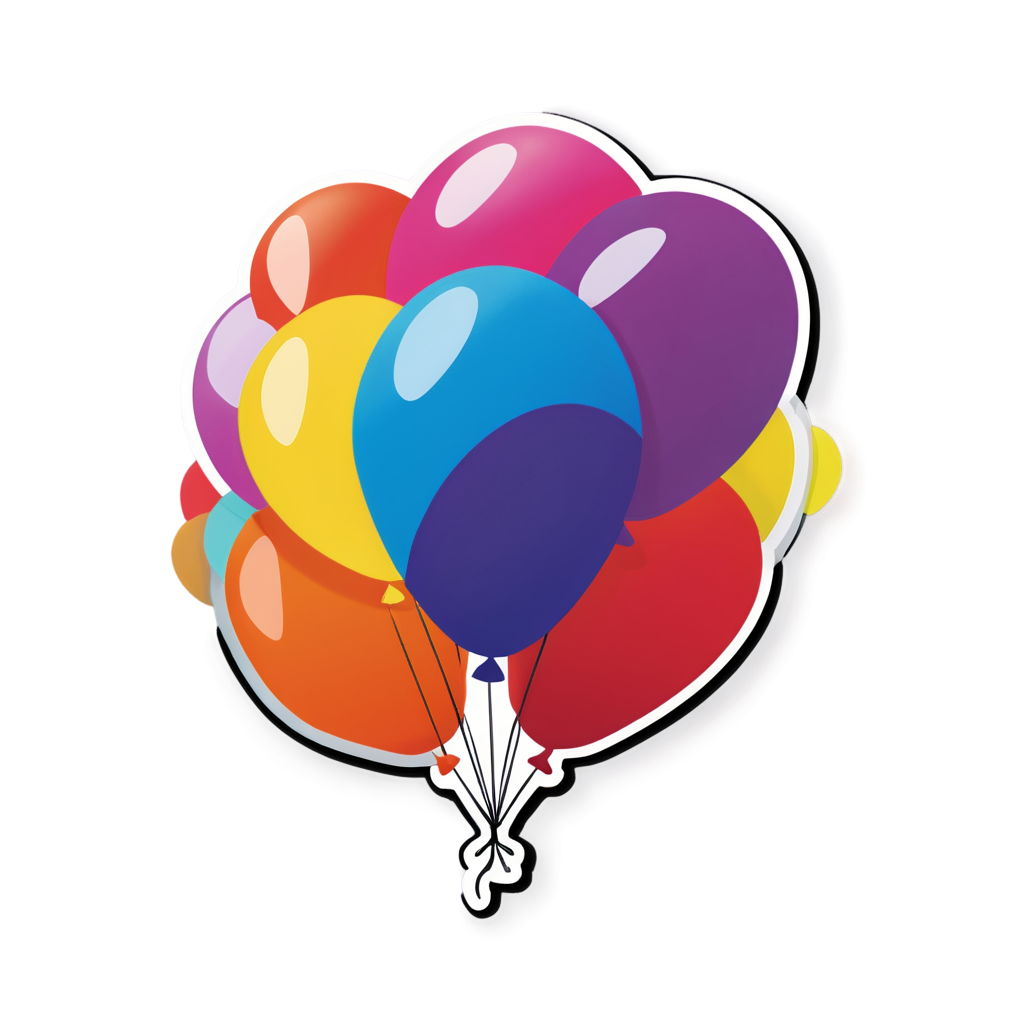 Balloon Sticker Kit