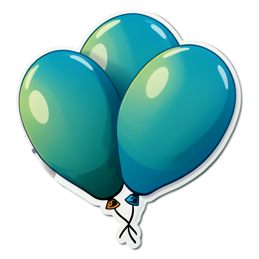 Balloon Sticker Kit