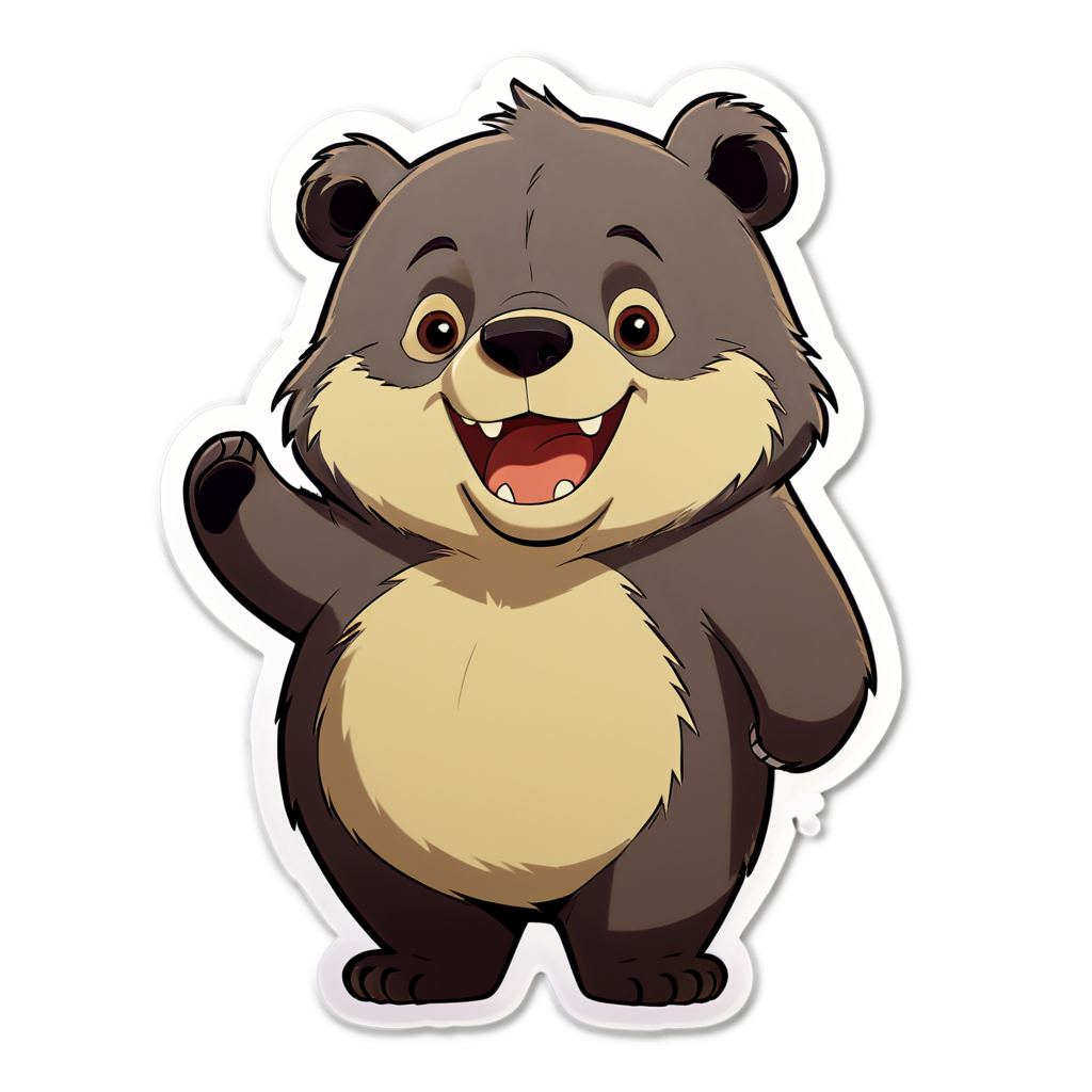 Cute Baloo Sticker