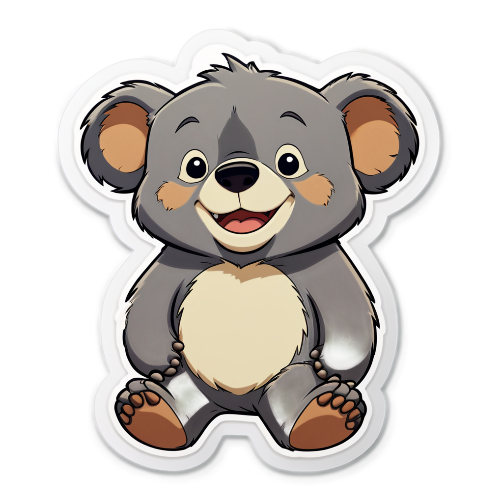 Cute Baloo Sticker