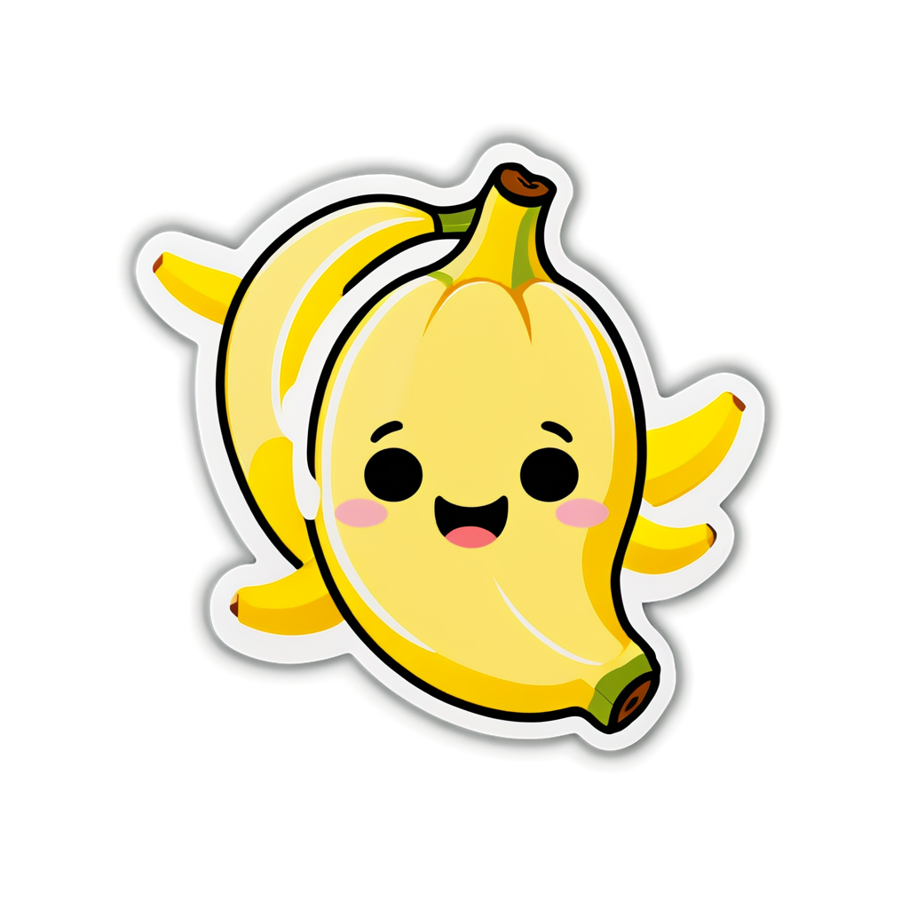 Cute Banana Sticker