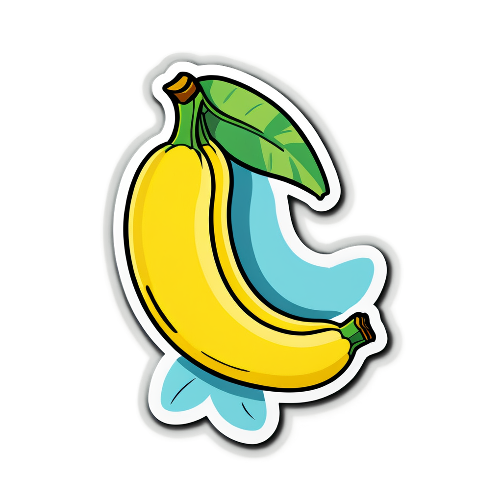 Cute Banana Sticker