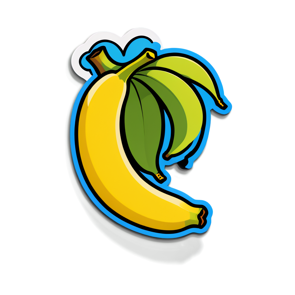 Cute Banana Sticker