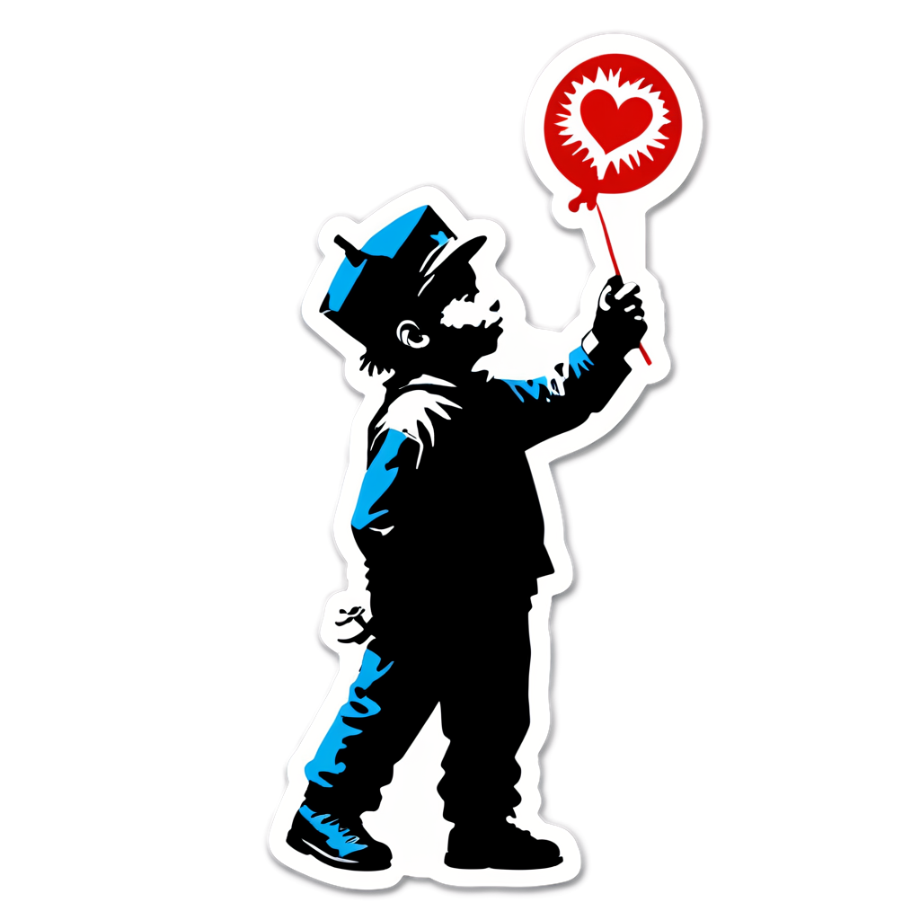 Banksy Sticker Collection