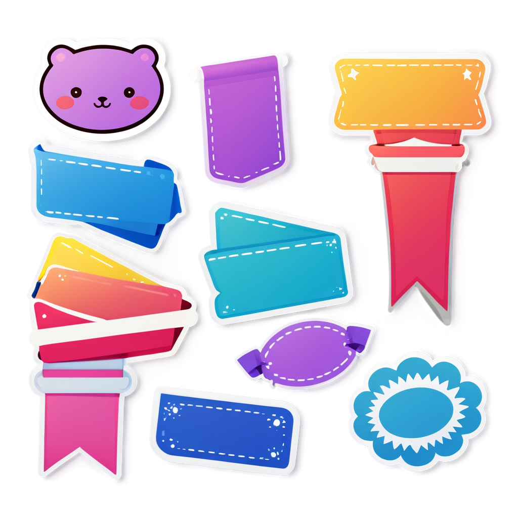 Cute Banners Sticker