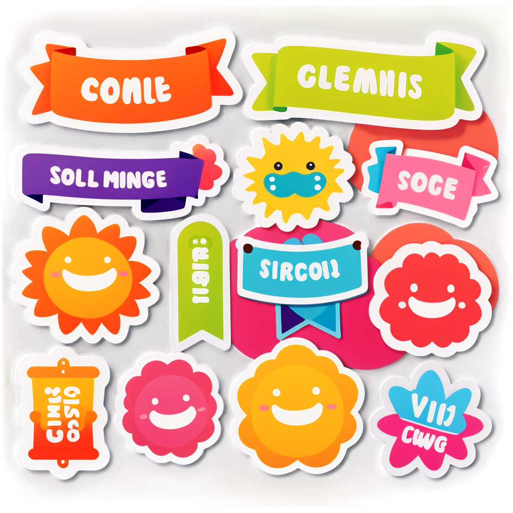 Cute Banners Sticker