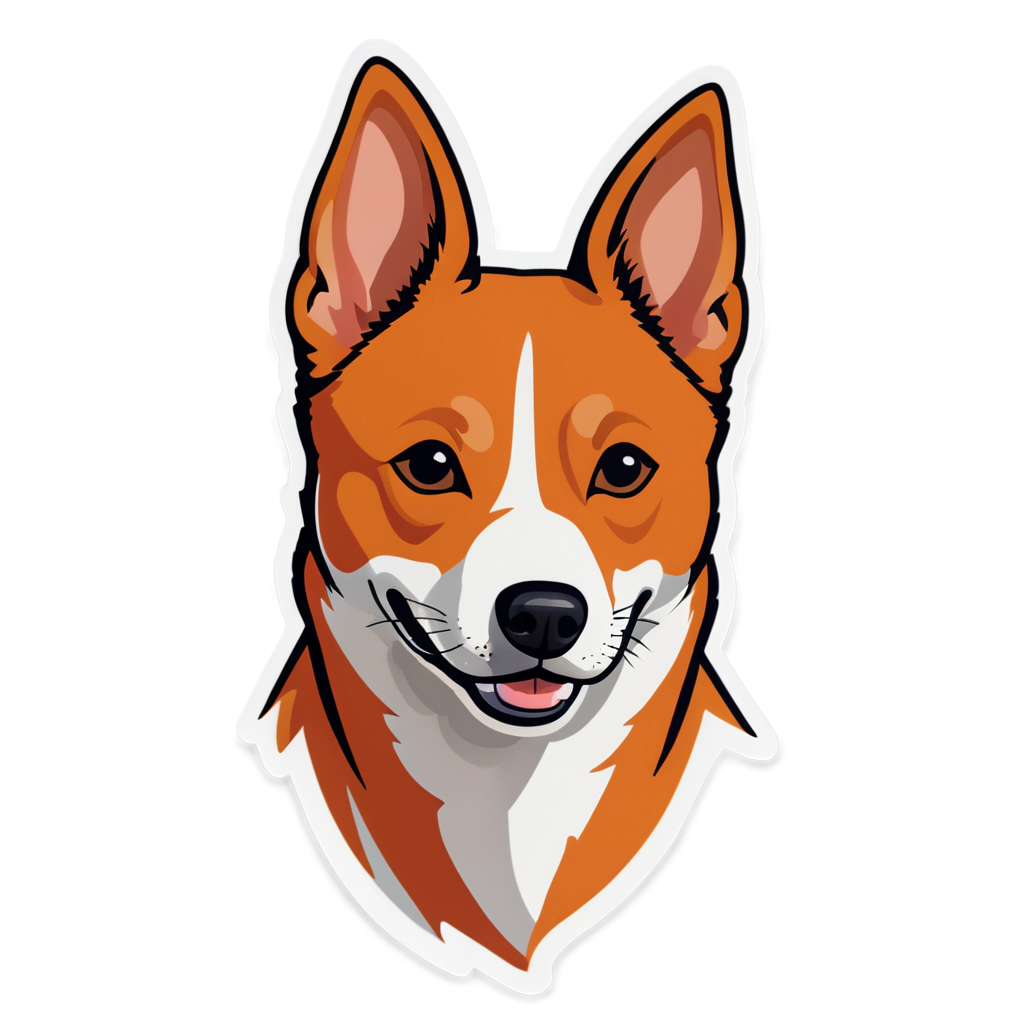 Basenji Sticker Collection