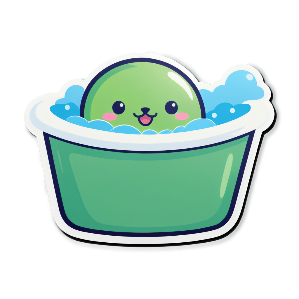 Cute Bath Sticker