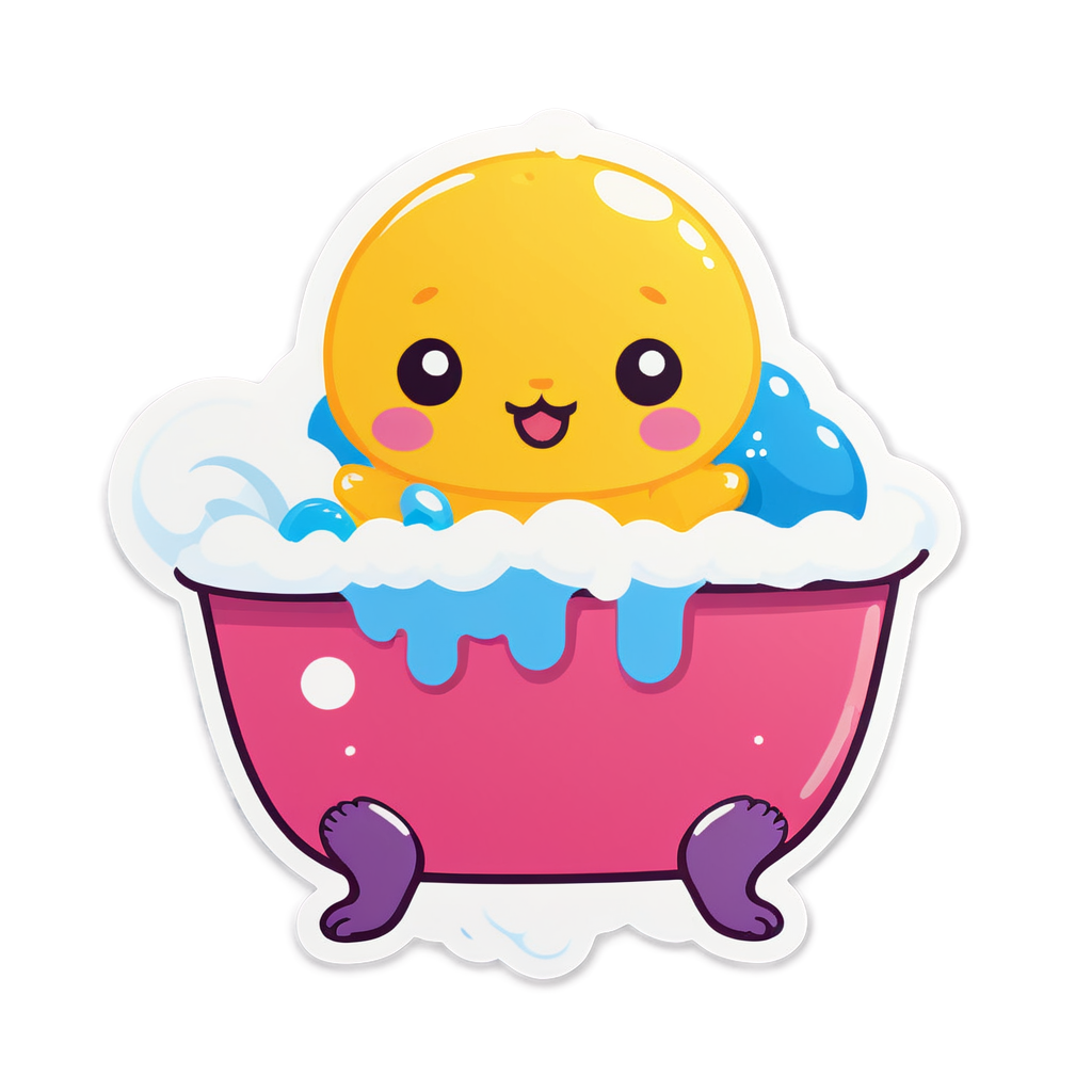 Cute Bath Sticker