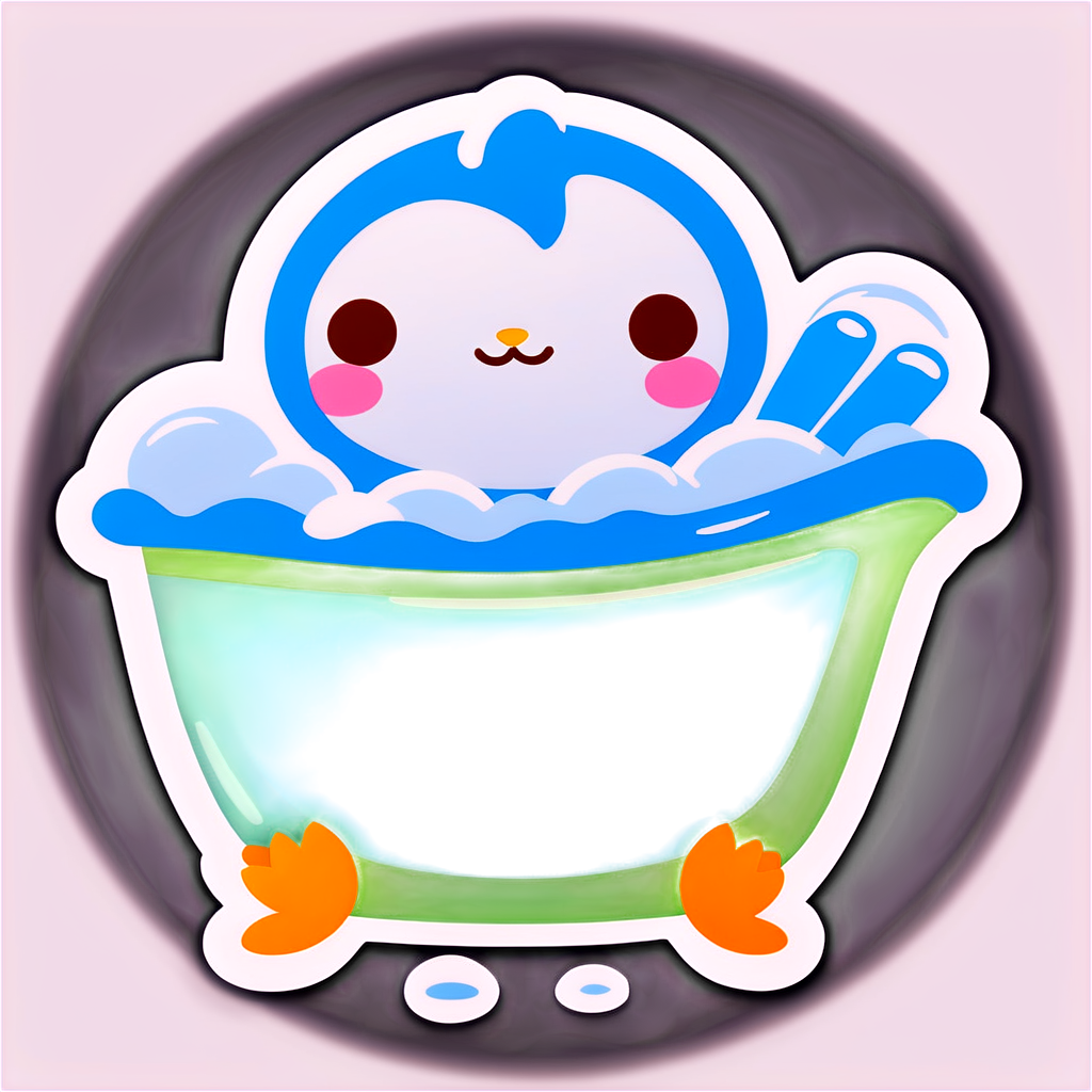 Cute Bath Sticker