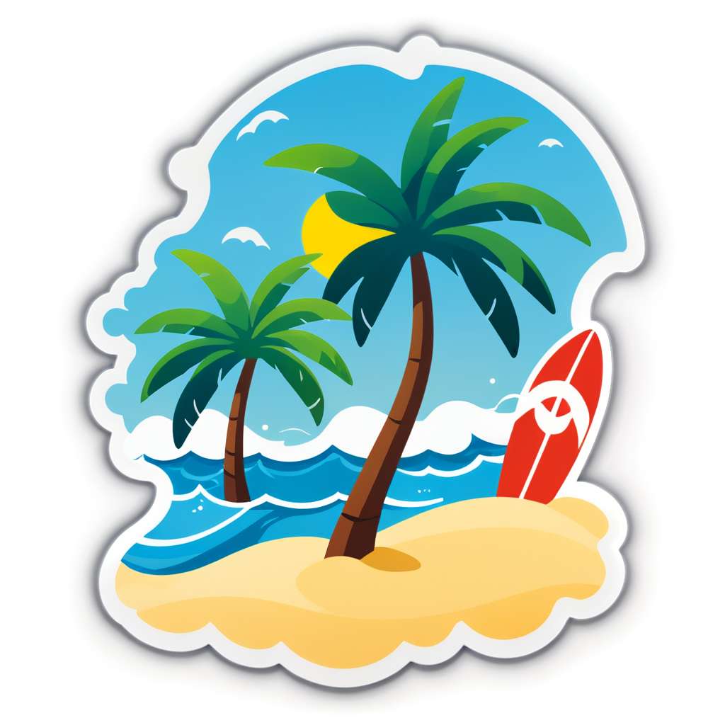 Beach Sticker Kit