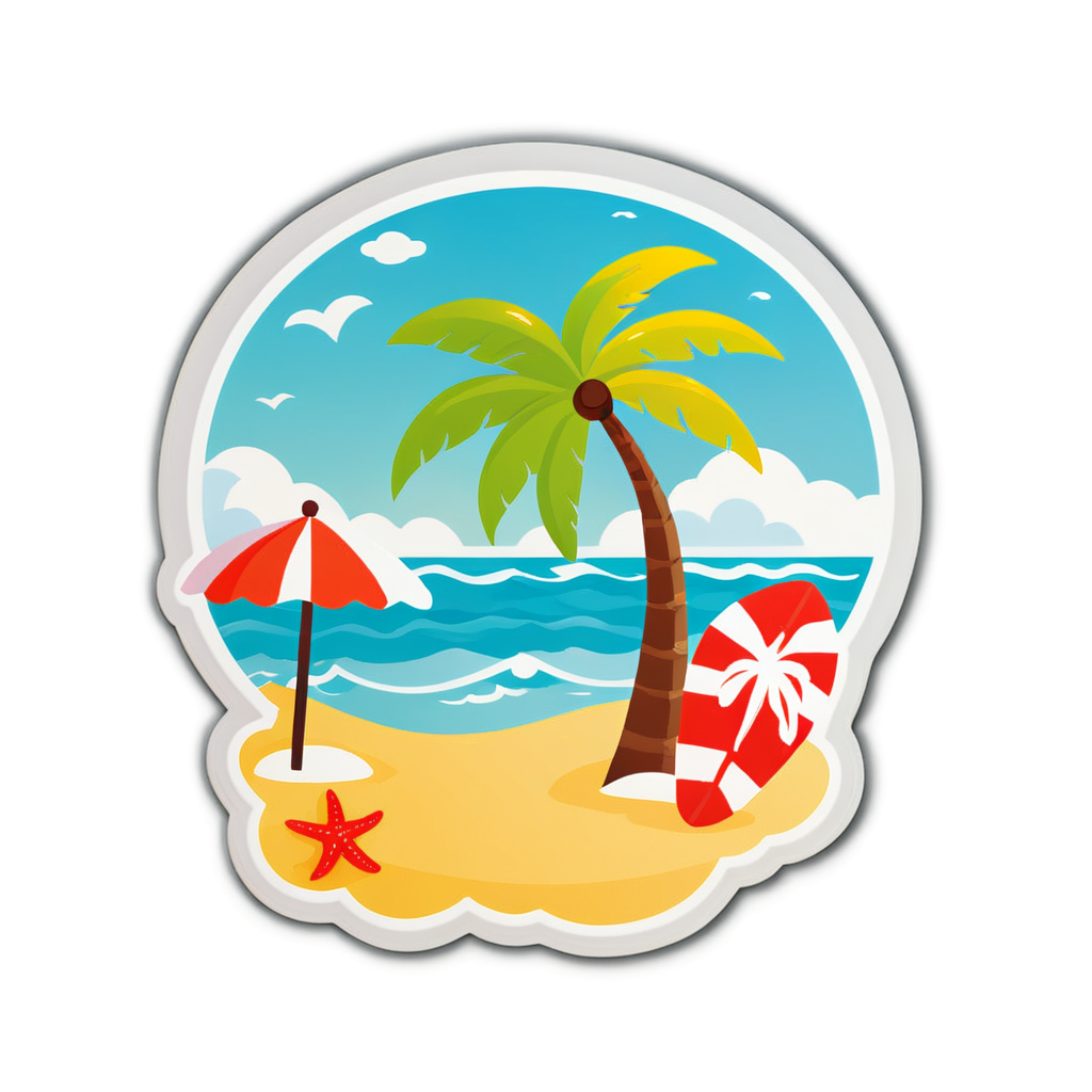 Beach Sticker Ideas