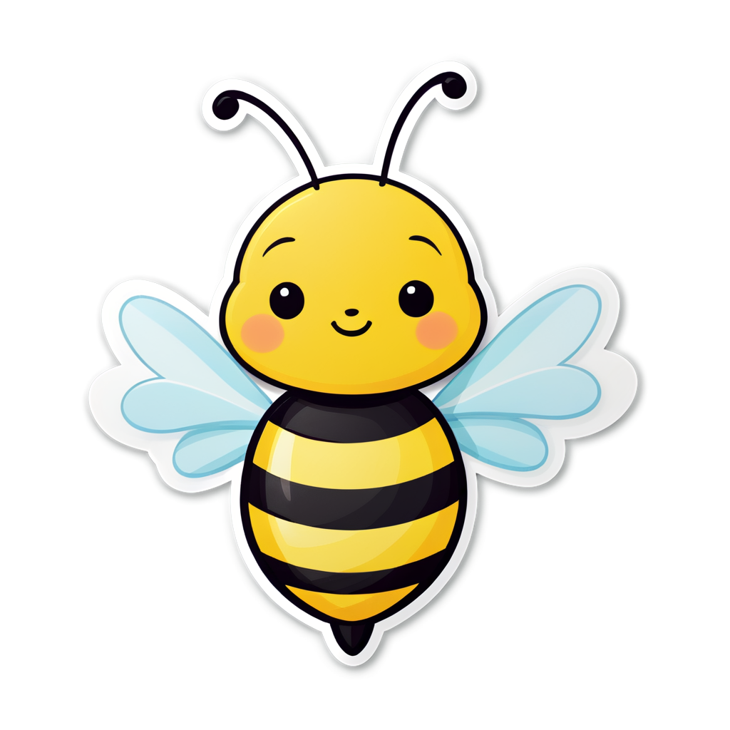 Cute Bee Sticker