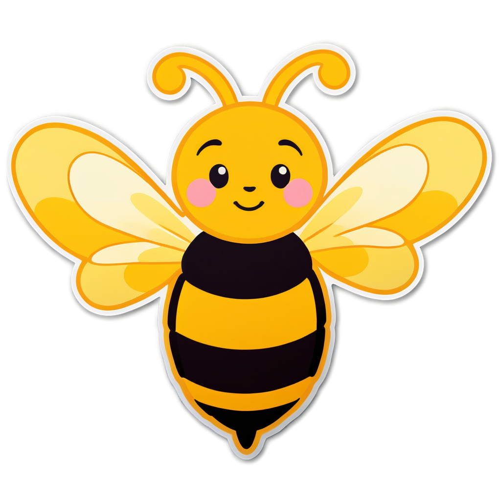 Cute Bee Sticker