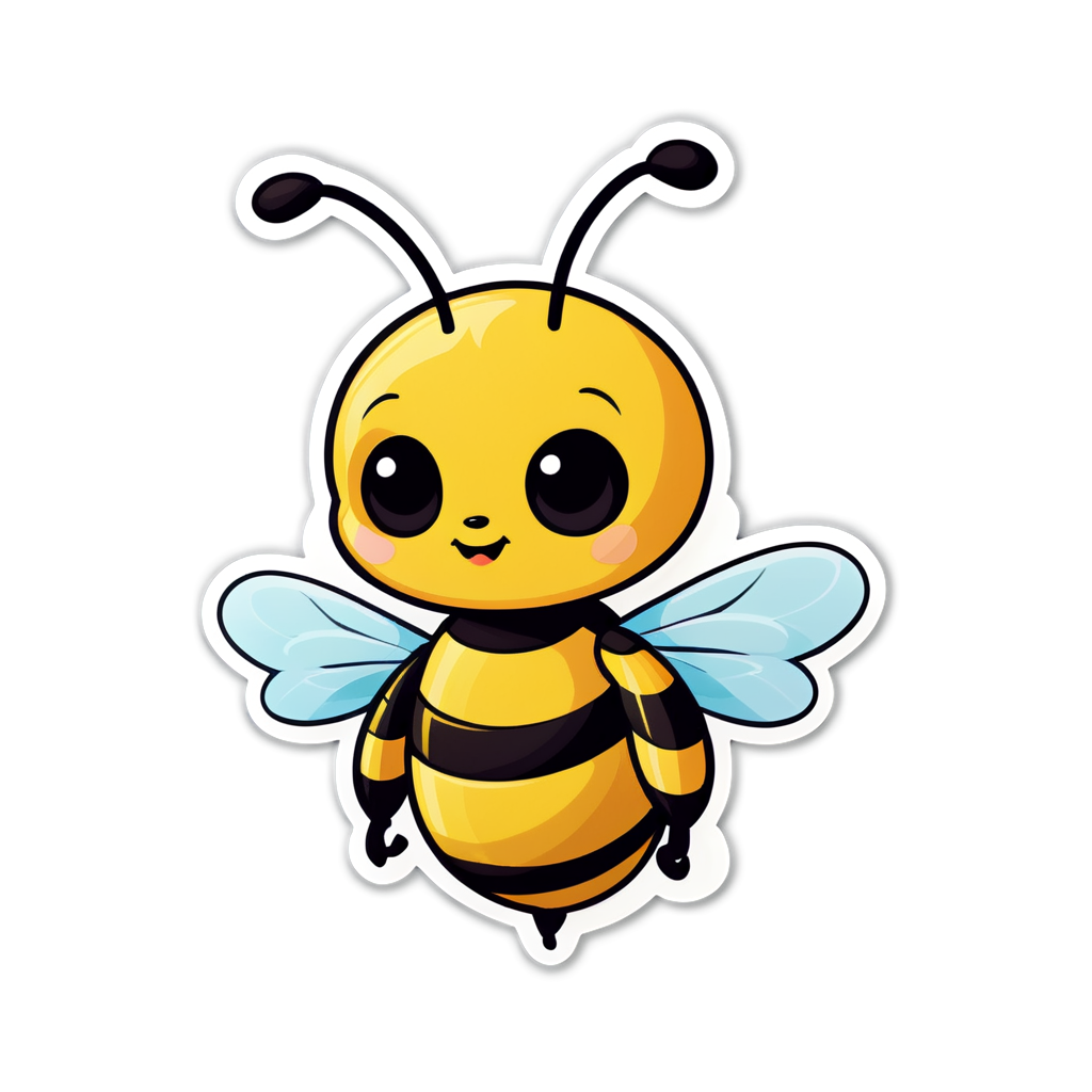 Cute Bee Sticker