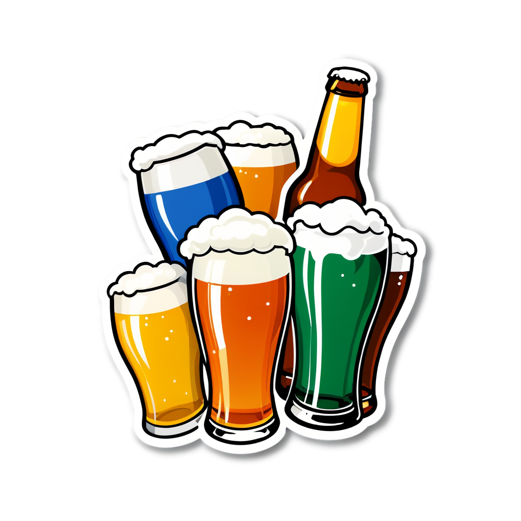 Beers Sticker Collection