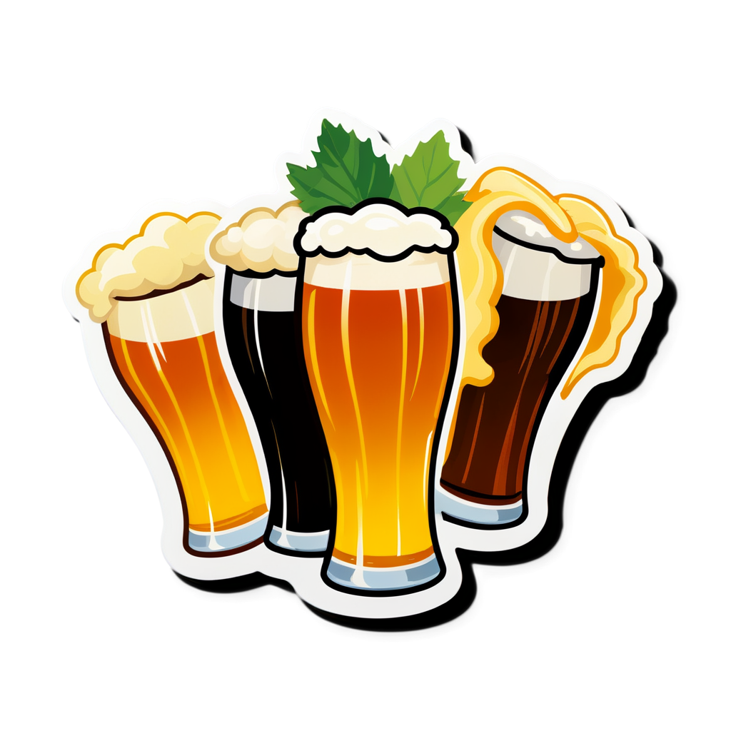 Beers Sticker Collection