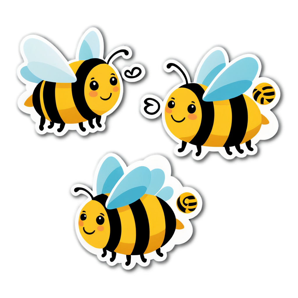 Bees Sticker Ideas