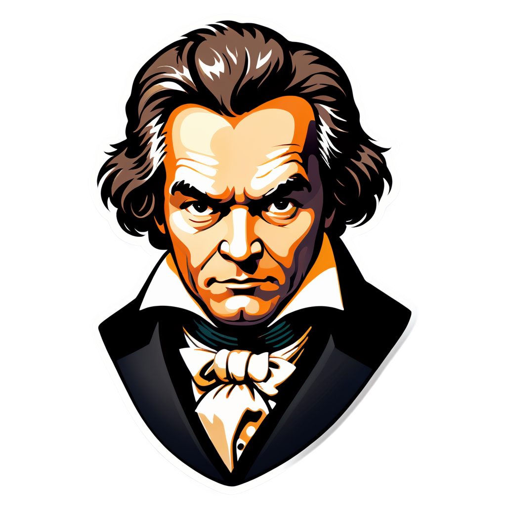 Beethoven Sticker Kit