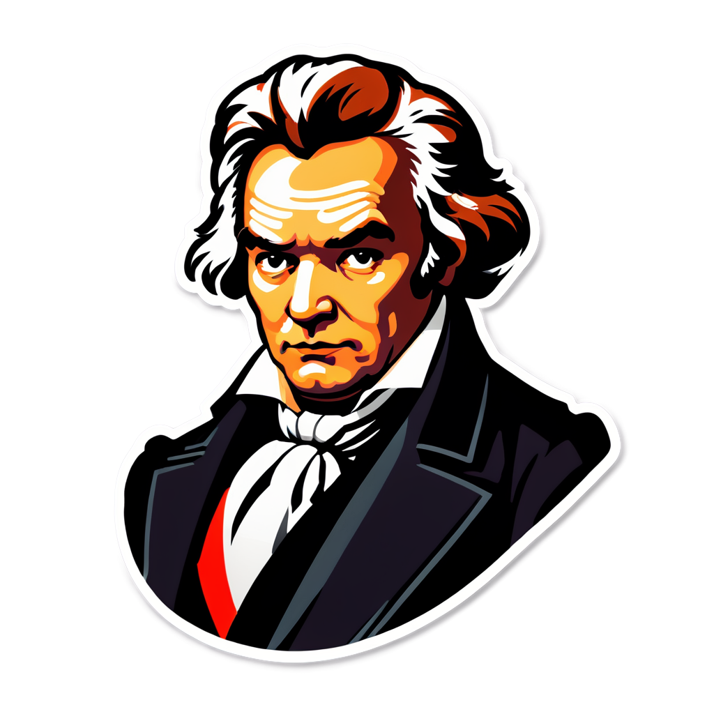 Beethoven Sticker Kit