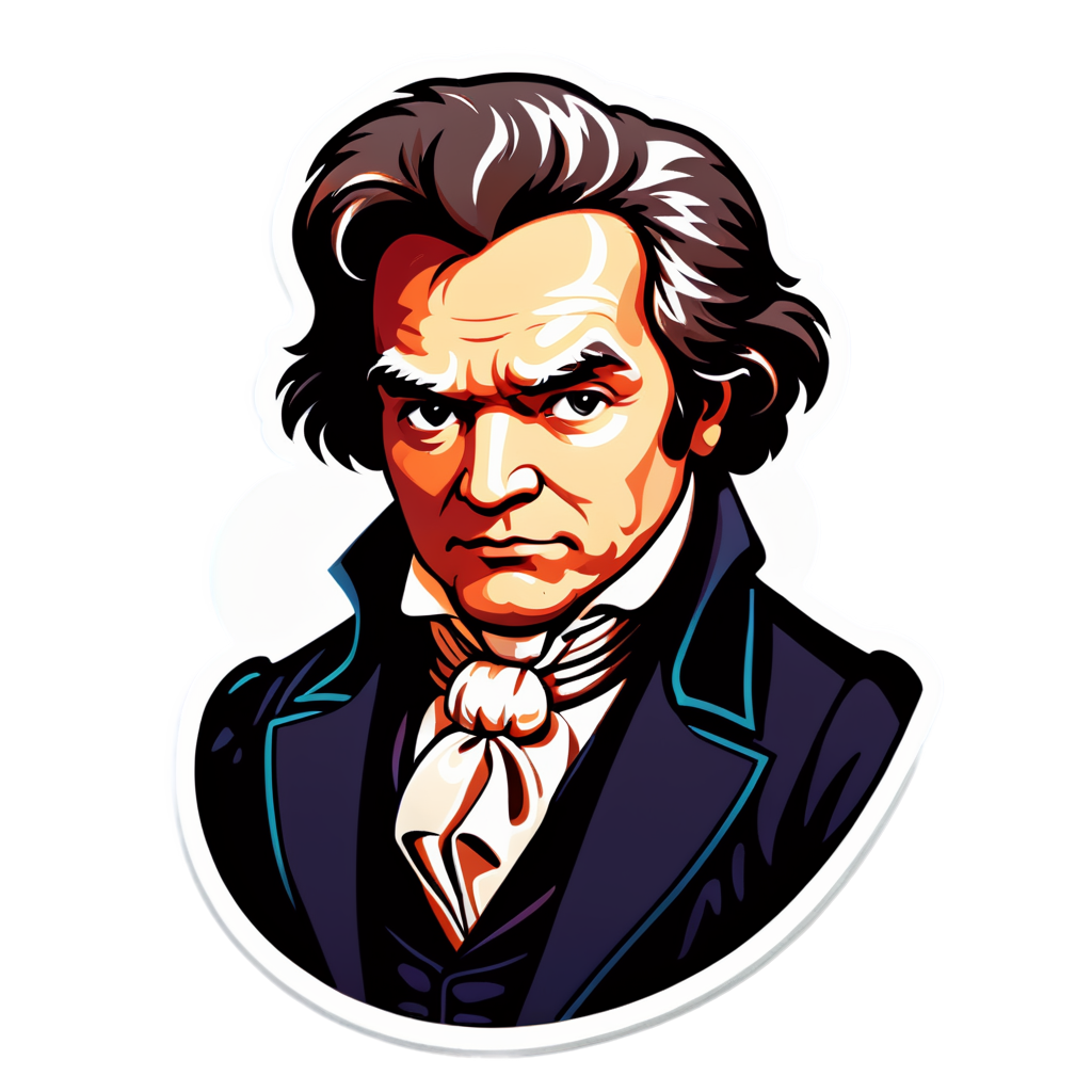 Beethoven Sticker Ideas