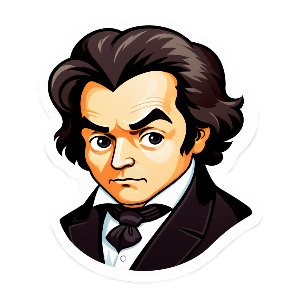 Beethoven Sticker Ideas