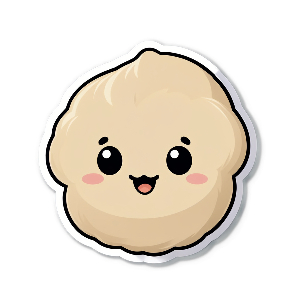 Cute Beige Sticker