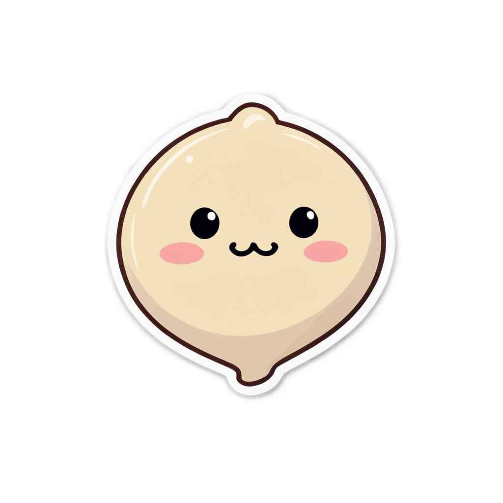 Cute Beige Sticker