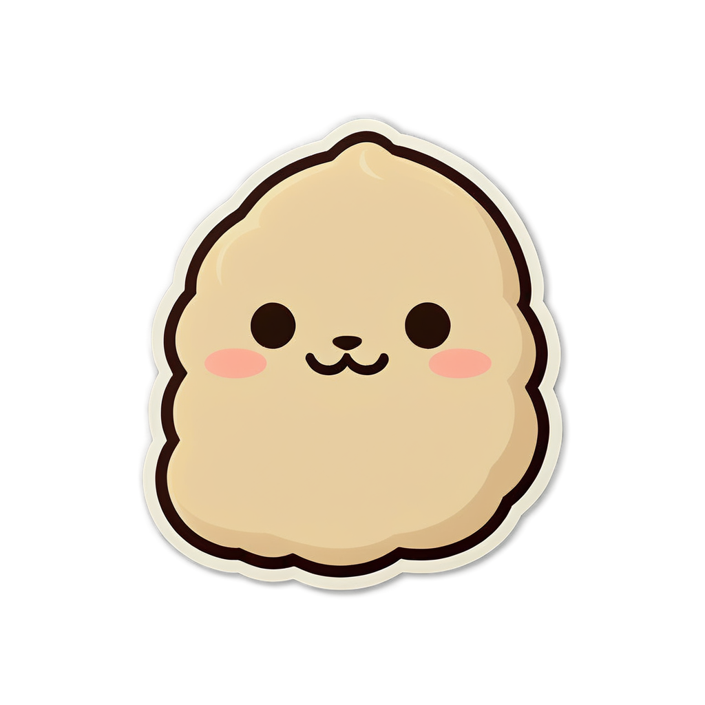 Cute Beige Sticker