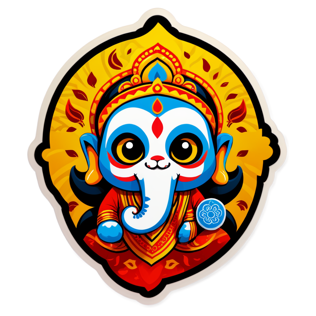 Cute Bengali Sticker