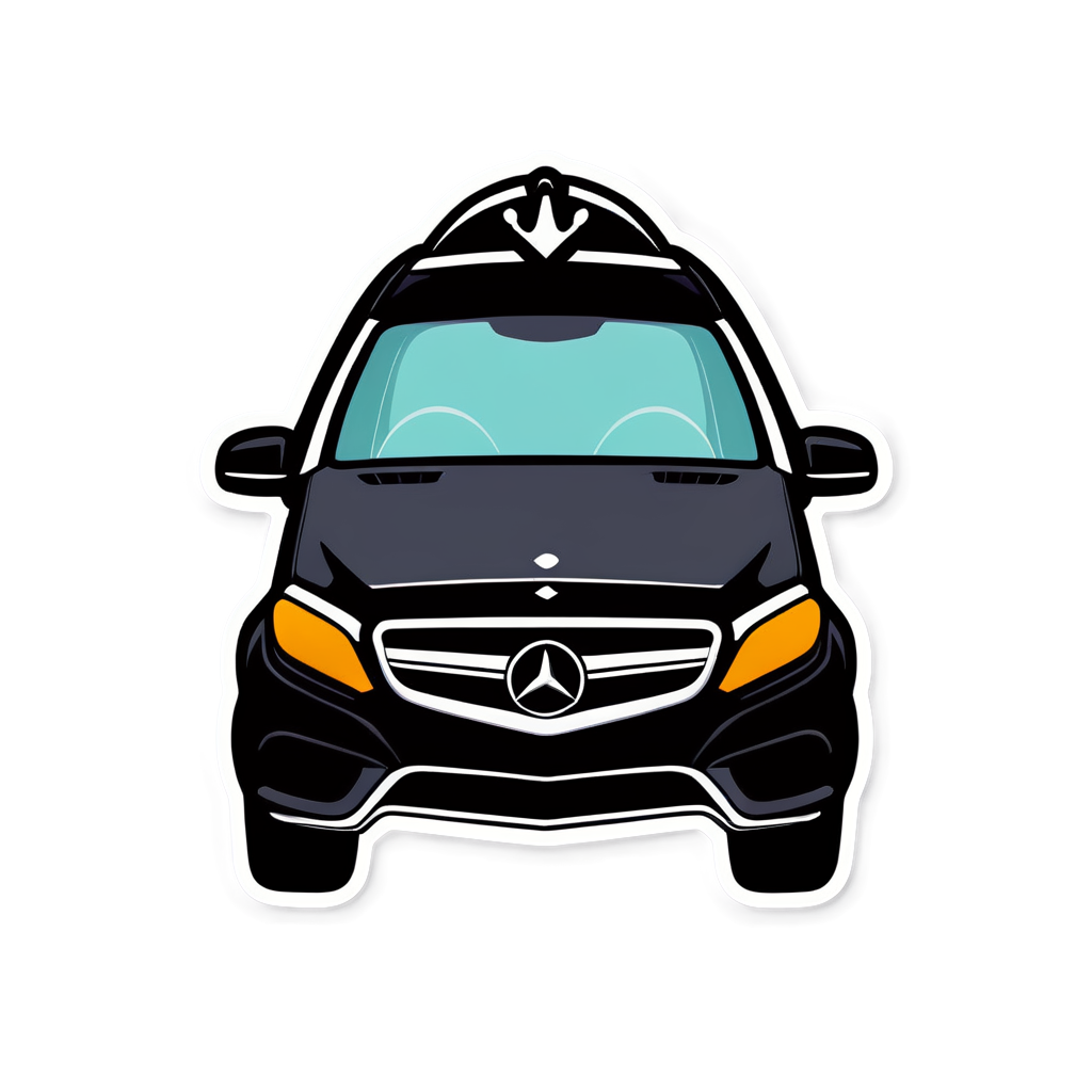 Cute Benz Sticker