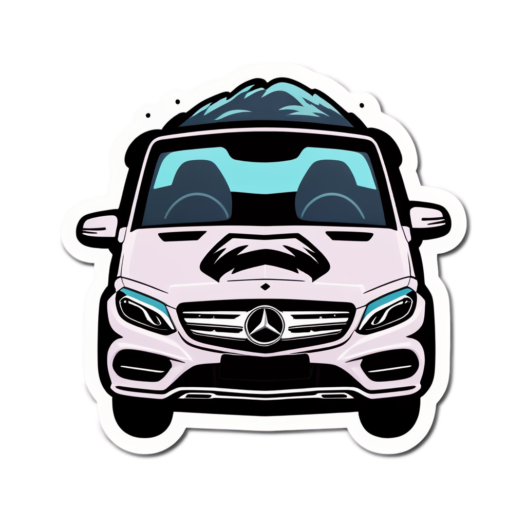 Cute Benz Sticker