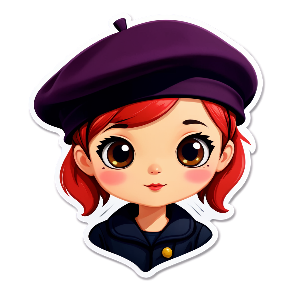 Beret Sticker Ideas