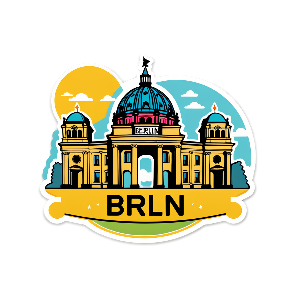 Cute Berlin Sticker