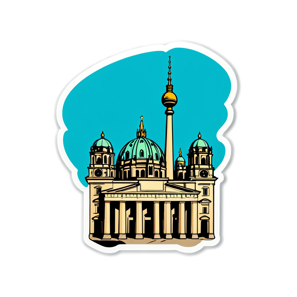 Cute Berlin Sticker